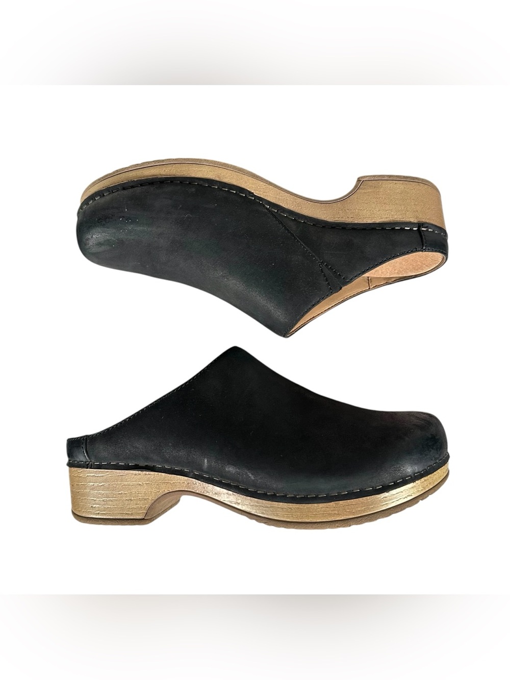 DANSKO Brenda Minimalist Mules in black burnished suede - Picture 10 of 10